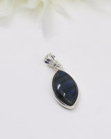Labradorite Sterling Silver Pendant | Protection & Intuition