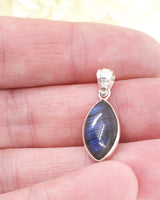 Labradorite Sterling Silver Pendant | Protection & Intuition