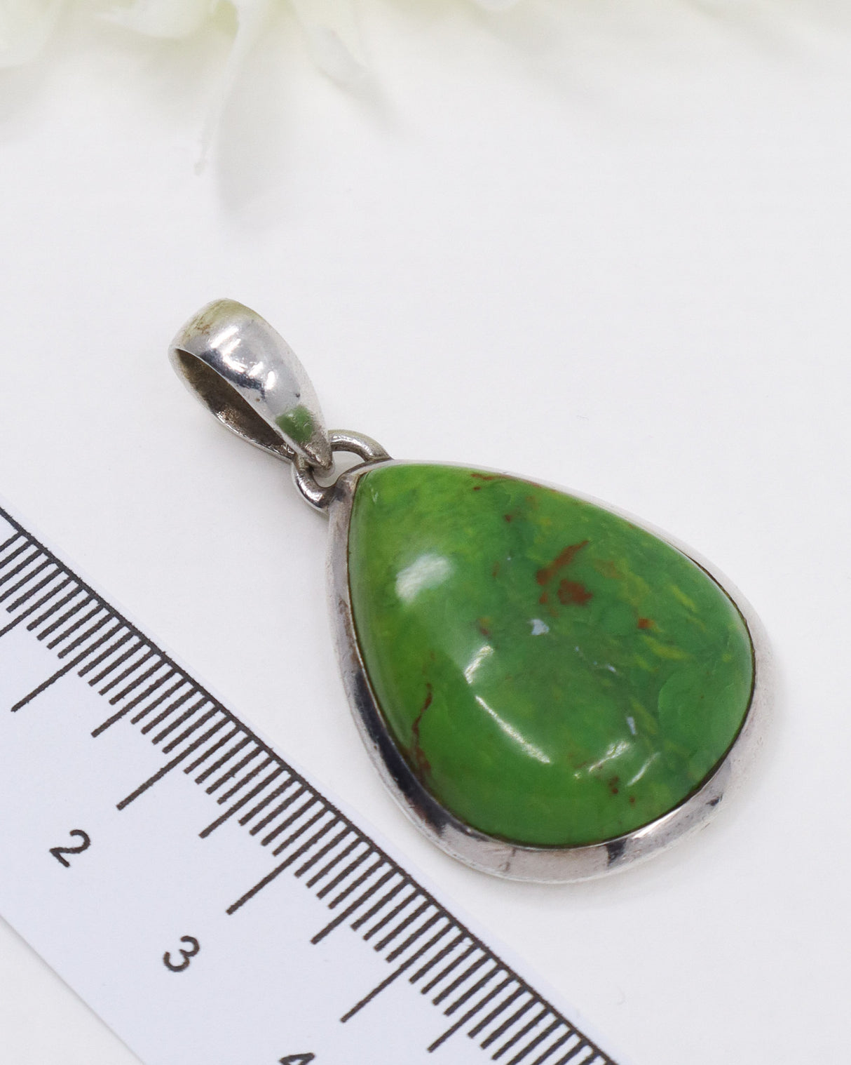 Gaspeite Sterling Silver Pendant | Joy & Heart Healing