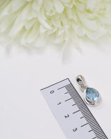Blue Topaz Sterling Silver Pendant | Clarity & Communication