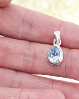 Blue Topaz Sterling Silver Pendant | Clarity & Communication