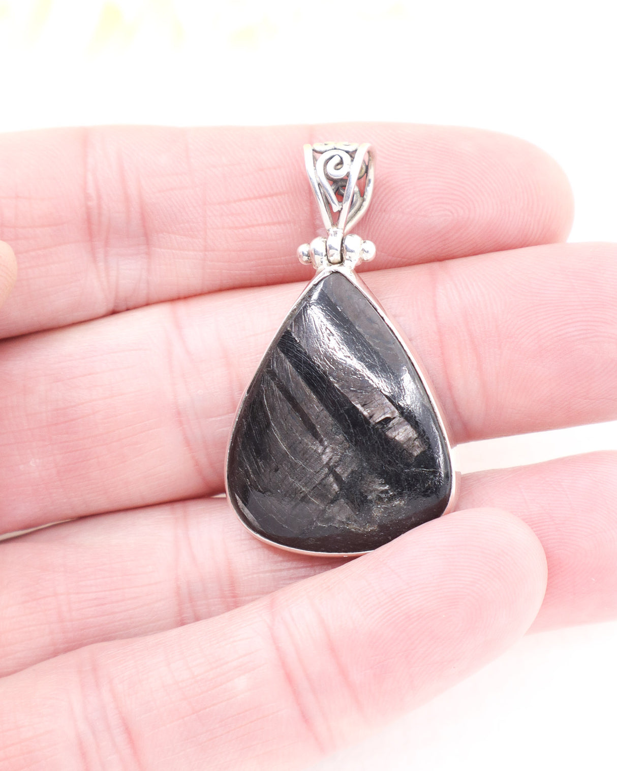 Hypersthene Pendant | Sterling Silver | Grounding & Inner Strength