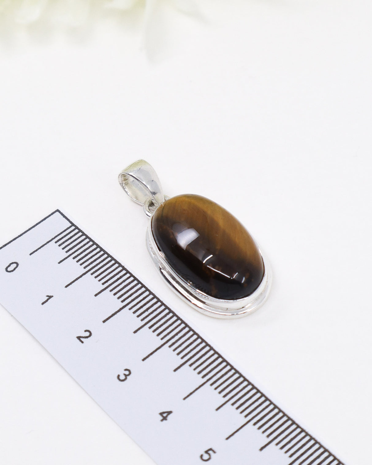 Tiger Eye Pendant | Sterling Silver | Protection & Confidence