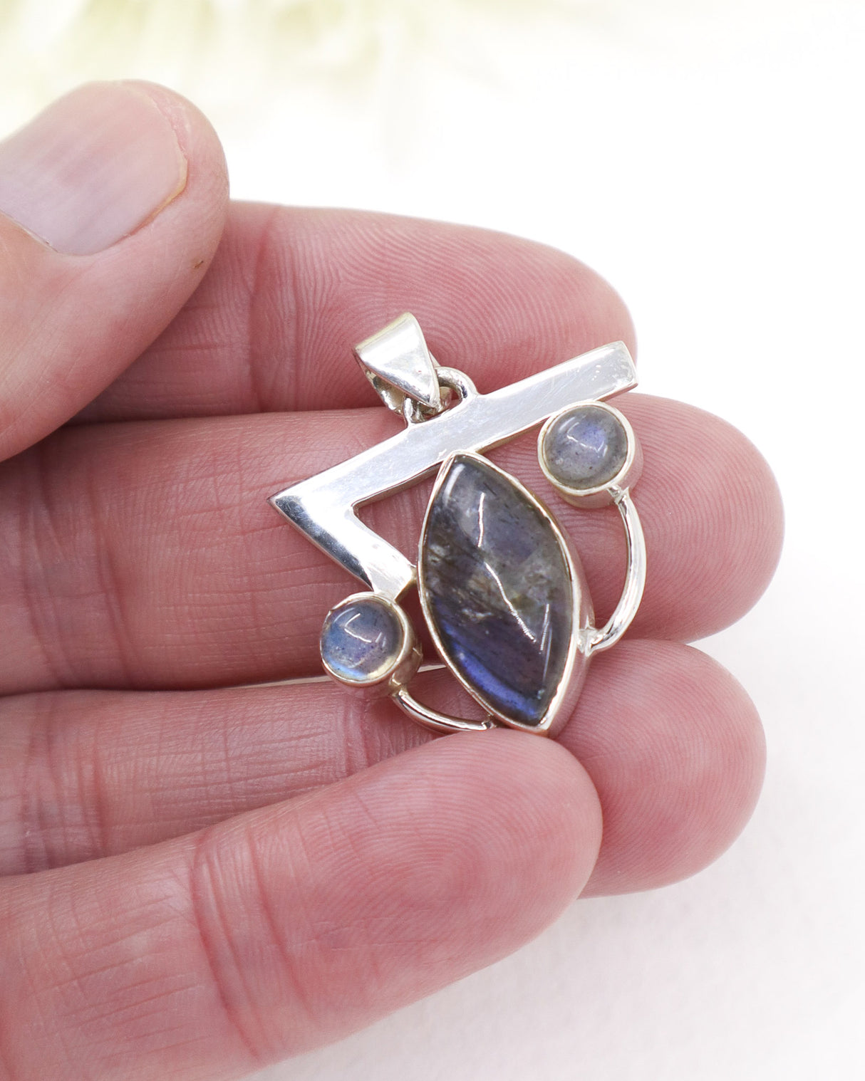 Labradorite Pendant | Sterling Silver | Intuition & Transformation