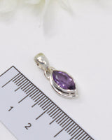 Amethyst Sterling Silver Pendant | Calm & Intuition