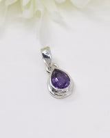 Amethyst Sterling Silver Pendant | Peace & Spiritual Protection