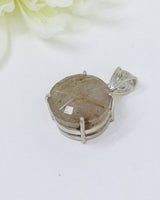Golden Rutilated Quartz Pendant | The Golden Oracle | Manifestation & Divine Guidance