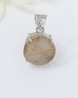 Golden Rutilated Quartz Pendant | The Golden Oracle | Manifestation & Divine Guidance