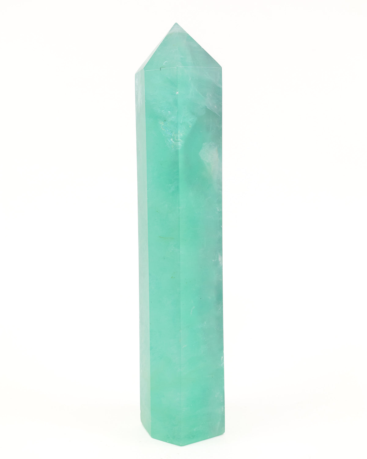 Large Green Fluorite Tower – The Emerald Sanctuary | 21cm, 775g