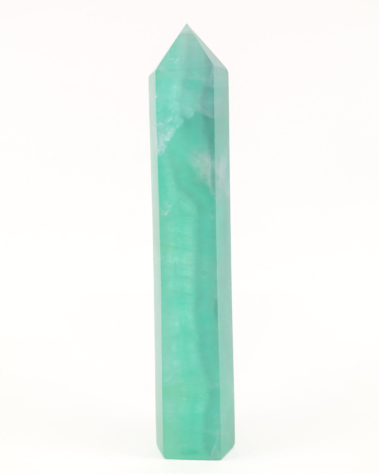 Large Green Fluorite Tower – The Emerald Sanctuary | 21cm, 775g