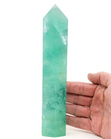 Large Green Fluorite Tower – The Emerald Sanctuary | 21cm, 775g