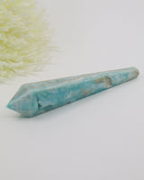 Hemimorphite Crystal Wand 140g – The Voice of Serenity | Communication & Emotional Healing