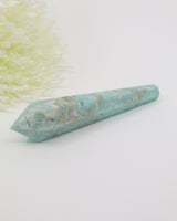 Hemimorphite Crystal Wand 140g – The Voice of Serenity | Communication & Emotional Healing