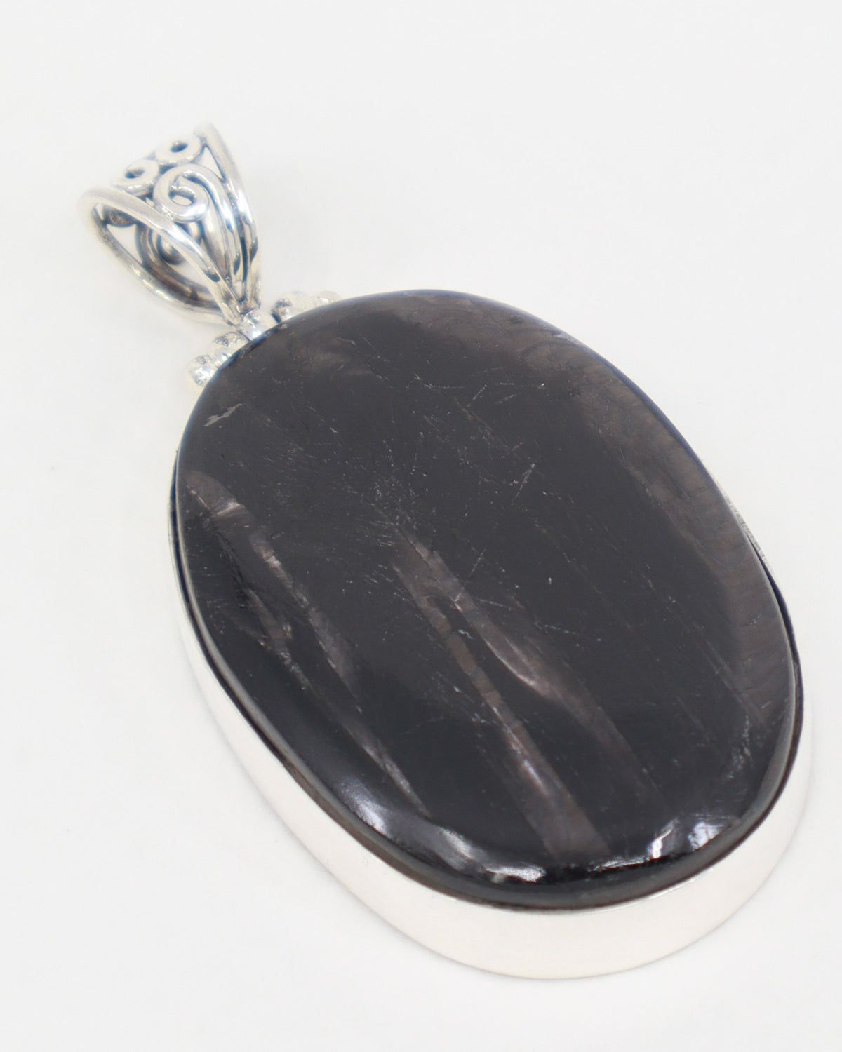 Hypersthene Sterling Silver Pendant – The Shadow Guardian | Protection & Inner Strength