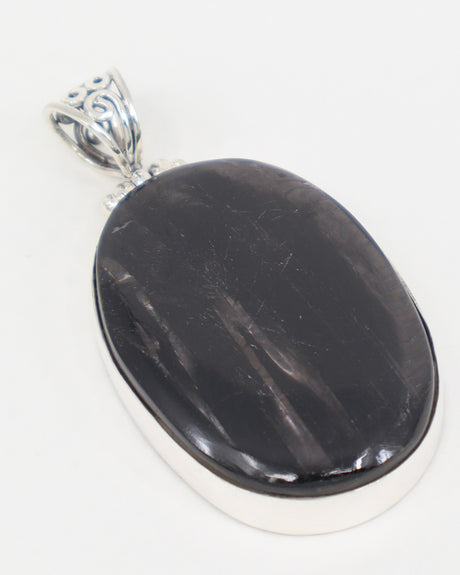 Hypersthene Sterling Silver Pendant – The Shadow Guardian | Protection & Inner Strength