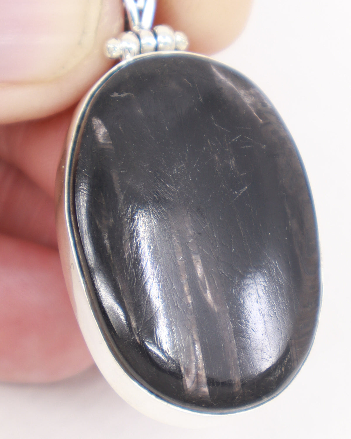 Hypersthene Sterling Silver Pendant – The Shadow Guardian | Protection & Inner Strength