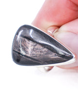 Hypersthene Sterling Silver Ring Size 8 – The Mystic Shield | Intuition & Protection