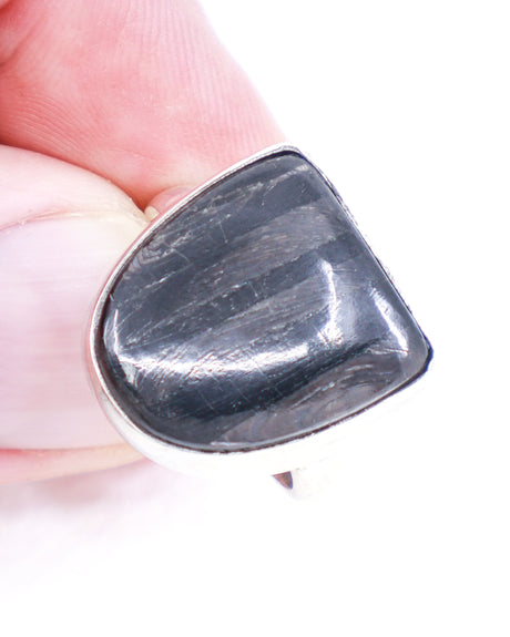 Hypersthene Sterling Silver Ring Size 7 – The Inner Oracle | Intuition & Protection