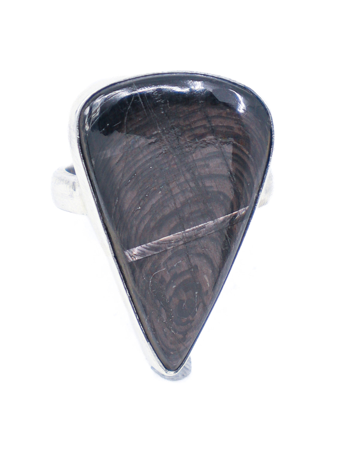 Hypersthene Sterling Silver Ring Size 9 – The Shadow Seer | Intuition & Protection