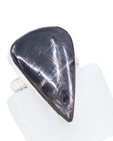 Hypersthene Sterling Silver Ring Size 9 – The Shadow Seer | Intuition & Protection