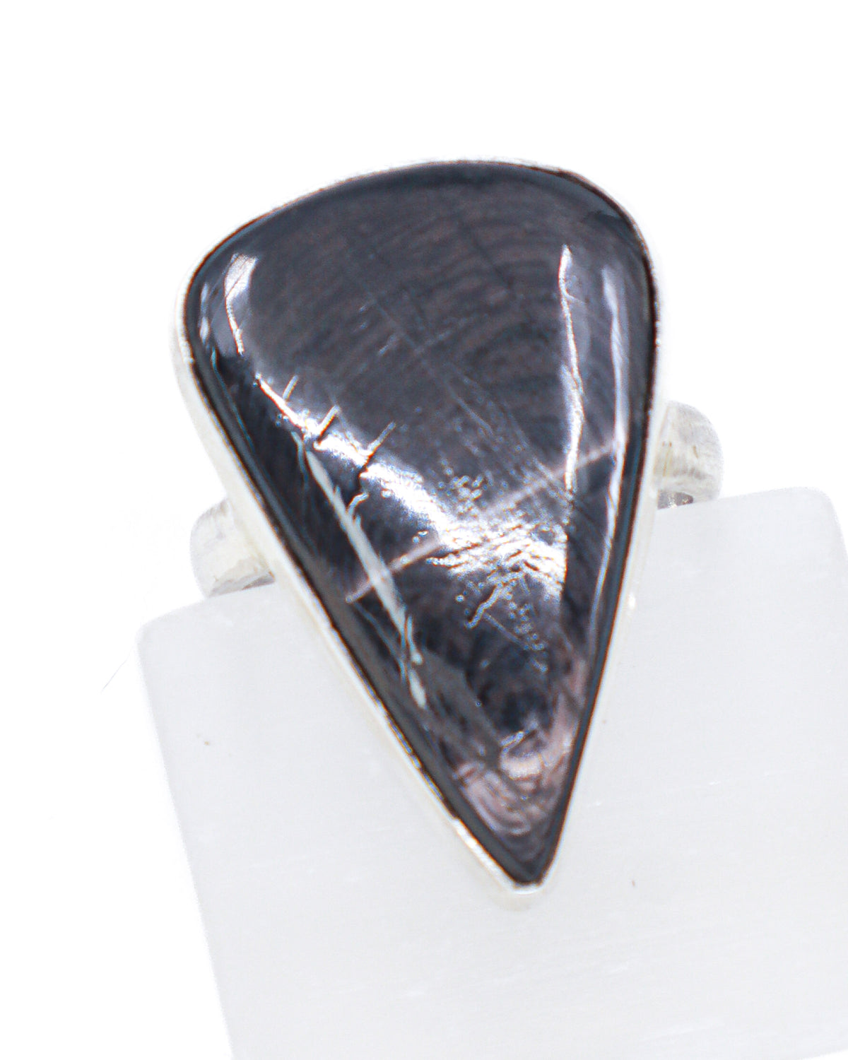 Hypersthene Sterling Silver Ring Size 9 – The Shadow Seer | Intuition & Protection