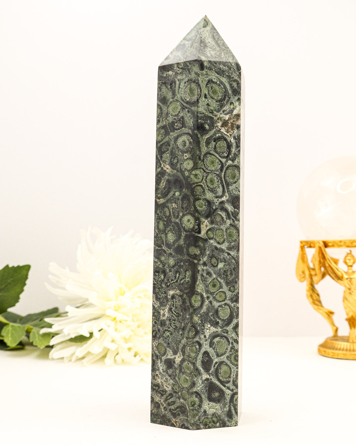 Kambaba Jasper Tower | 17cm | 1.67kg | Grounding & Ancient Wisdom