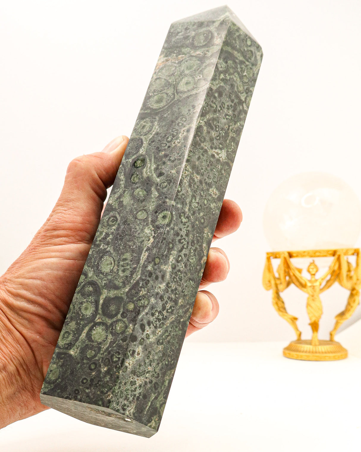 Kambaba Jasper Tower | 17cm | 1.67kg | Grounding & Ancient Wisdom