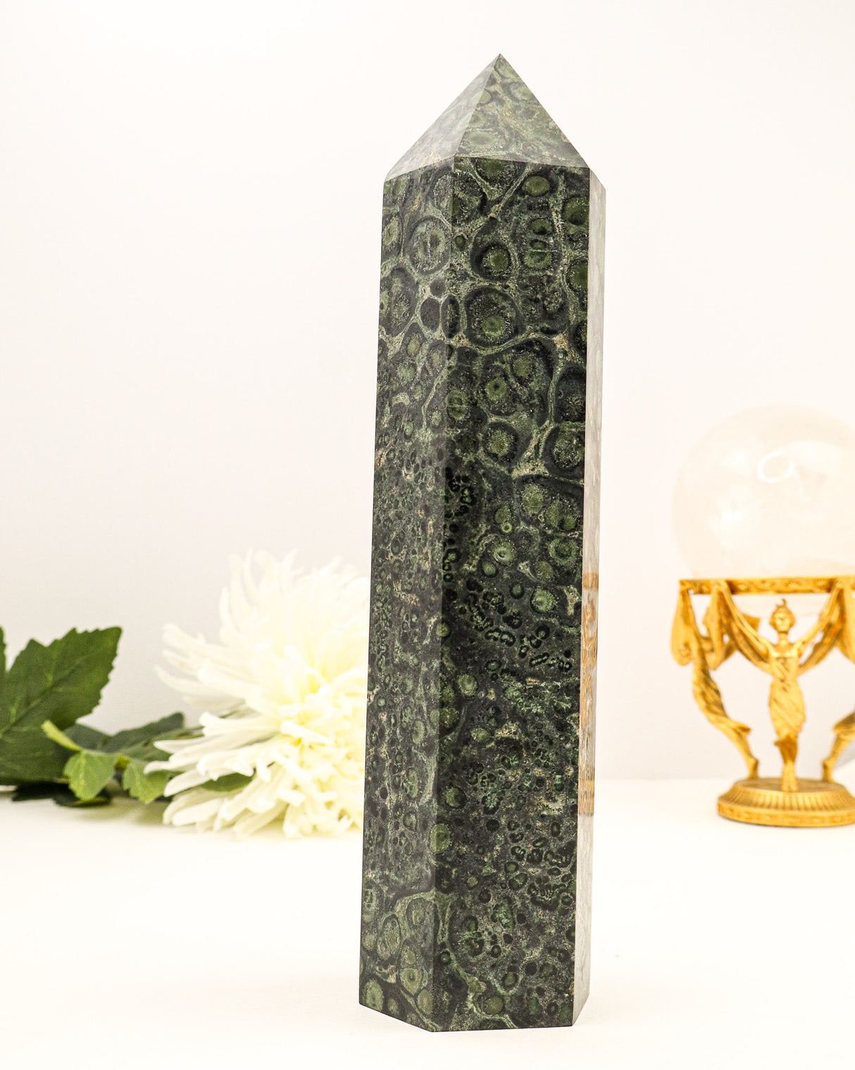 Kambaba Jasper Tower | 17cm | 1.67kg | Grounding & Ancient Wisdom