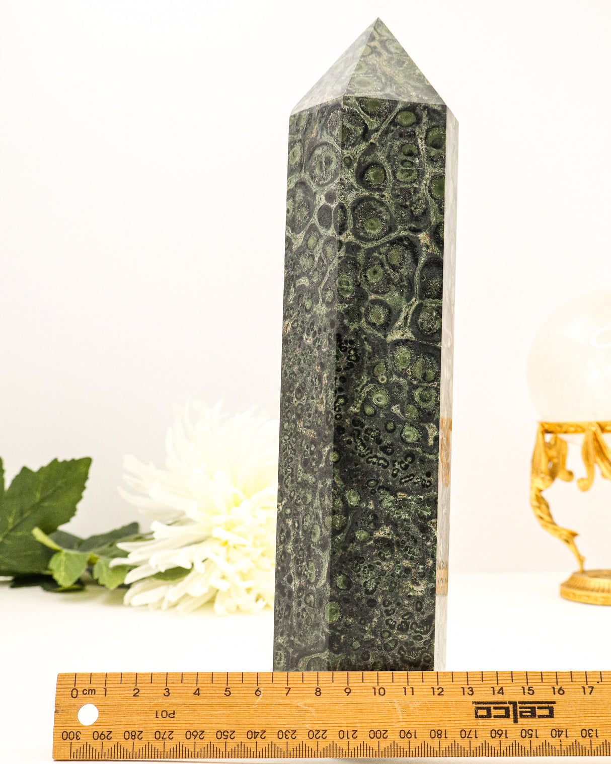 Kambaba Jasper Tower | 17cm | 1.67kg | Grounding & Ancient Wisdom