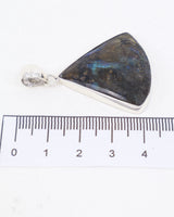 Labradorite Sterling Silver Faceted Pendant – The Mystic Shield | Protection & Intuition