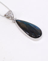 Labradorite Sterling Silver Pendant – The Shifting Veil | Intuition & Magic