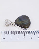 Labradorite Sterling Silver Pendant – The Aurora Oracle | Intuition & Transformation
