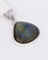 Labradorite Sterling Silver Pendant – The Aurora Oracle | Intuition & Transformation