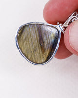 Labradorite Sterling Silver Pendant – The Aurora Oracle | Intuition & Transformation