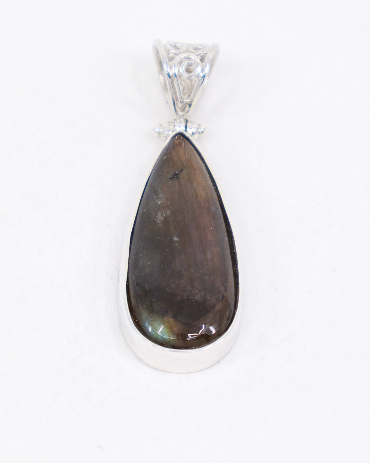 Labradorite Sterling Silver Pendant – The Golden Oracle | Intuition & Transformation