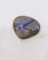 Labradorite Sterling Silver Ring Size 6 – The Violet Oracle | Intuition & Inner Wisdom