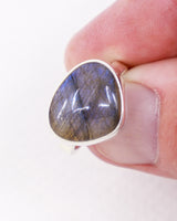 Labradorite Sterling Silver Ring Size 6 – The Violet Oracle | Intuition & Inner Wisdom
