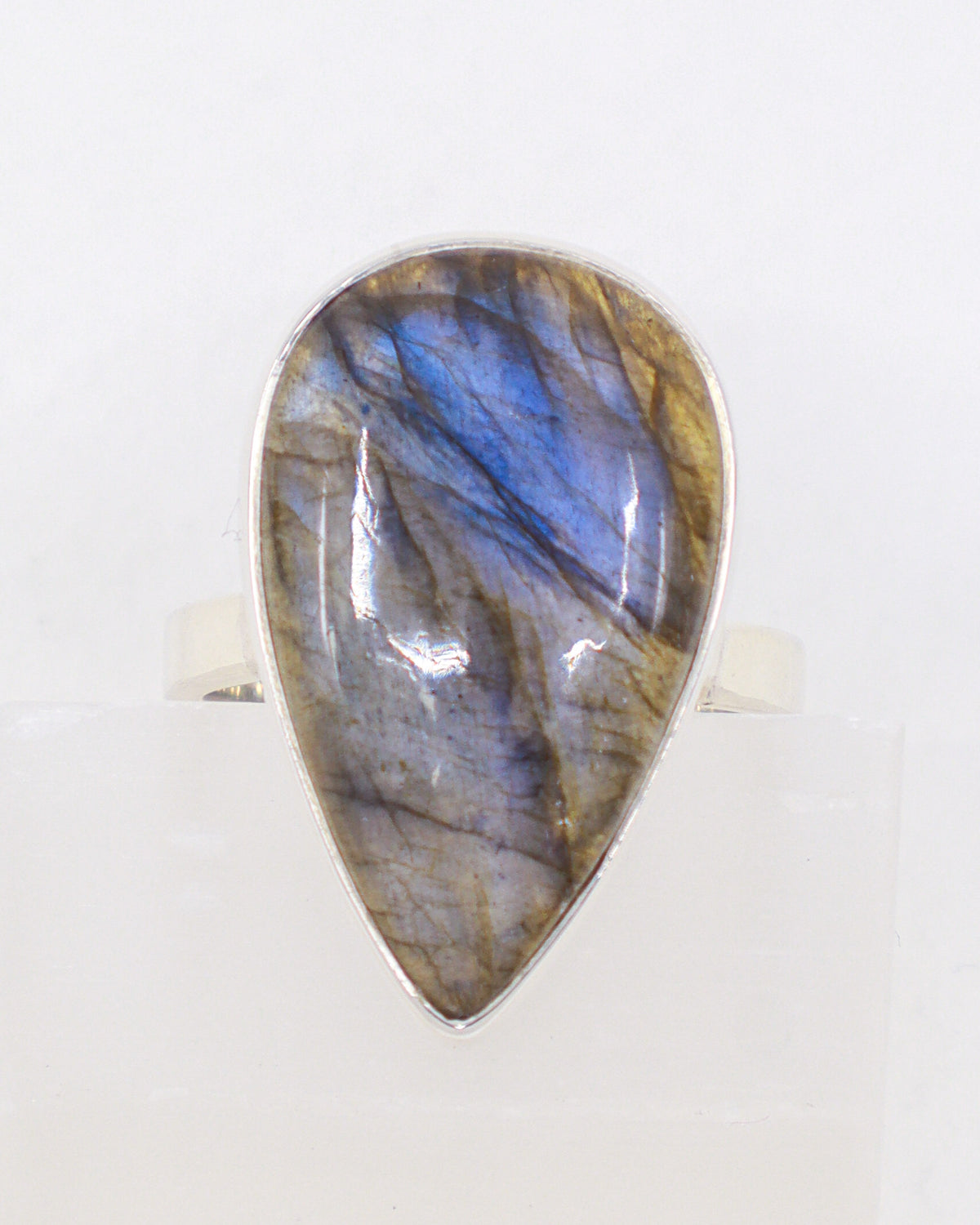 Labradorite Sterling Silver Ring Size 8 – The Celestial Veil | Intuition & Transformation