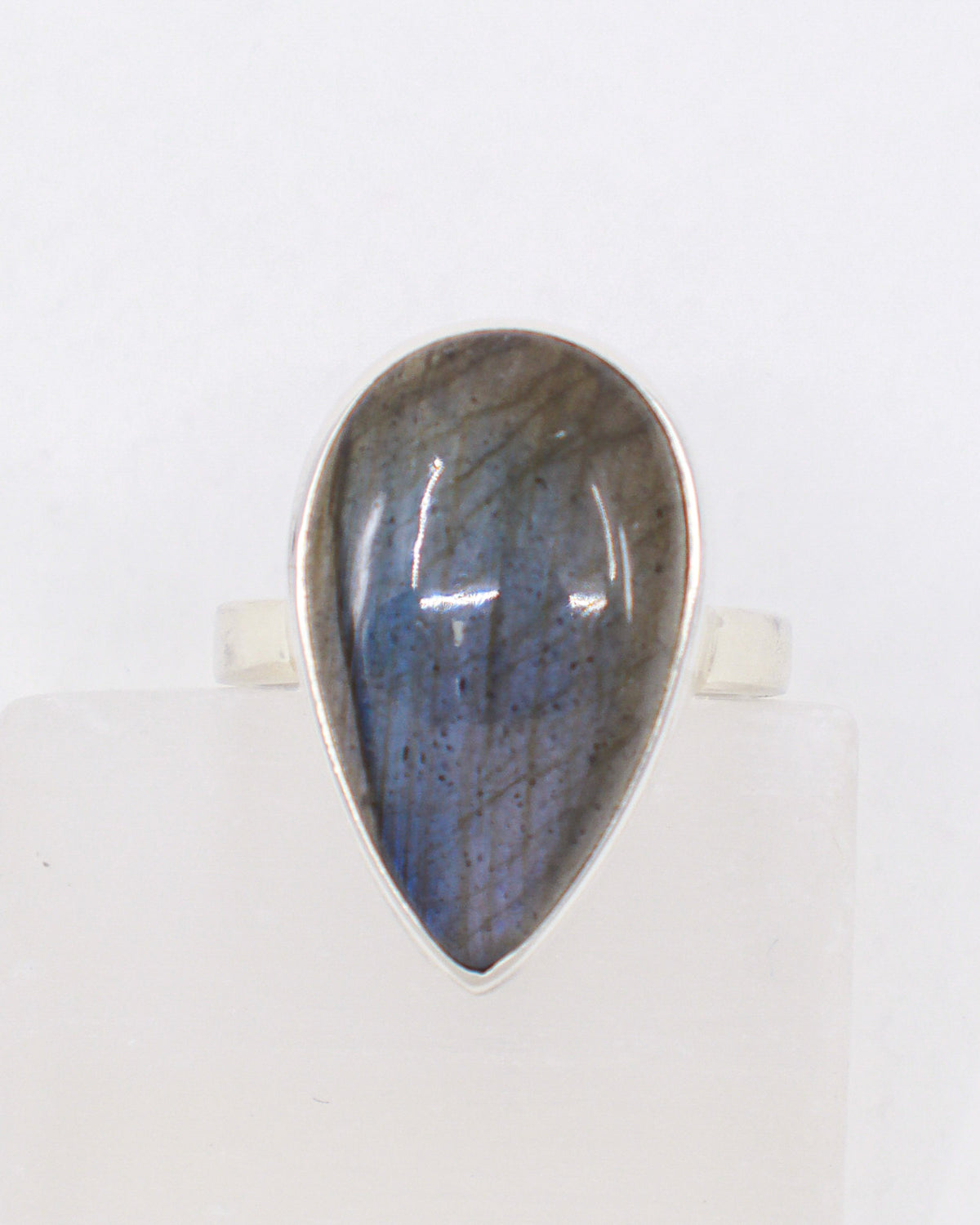Labradorite Sterling Silver Ring Size 7 – The Moonlit Veil | Intuition & Spiritual Awakening