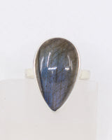 Labradorite Sterling Silver Ring Size 7 – The Moonlit Veil | Intuition & Spiritual Awakening