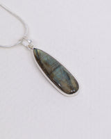 Labradorite Sterling Silver Pendant – The Mystic Tide | Intuition & Transformation