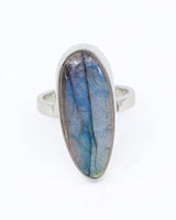 Labradorite Sterling Silver Ring Size 8 – The Mystic’s Veil | Intuition & Magic