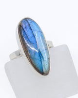 Labradorite Sterling Silver Ring Size 8 – The Mystic’s Veil | Intuition & Magic