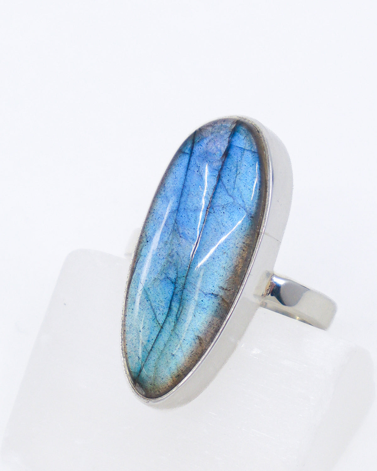 Labradorite Sterling Silver Ring Size 8 – The Mystic’s Veil | Intuition & Magic