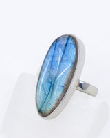 Labradorite Sterling Silver Ring Size 8 – The Mystic’s Veil | Intuition & Magic