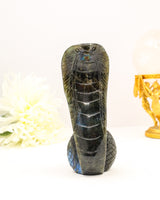 Labradorite Snake Carving | 18cm | 443g | Protection & Transformation