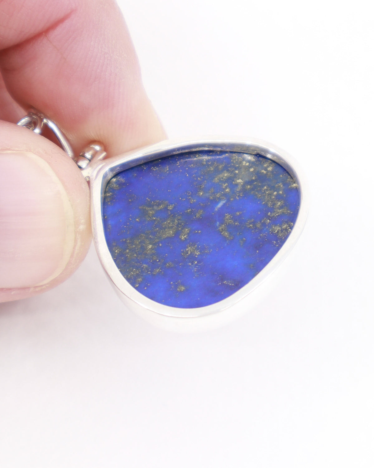 Lapis Lazuli Sterling Silver Pendant – The Wisdom Keeper | Truth & Intuition