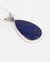 Lapis Lazuli Sterling Silver Pendant – The Celestial Oracle | Wisdom & Intuition