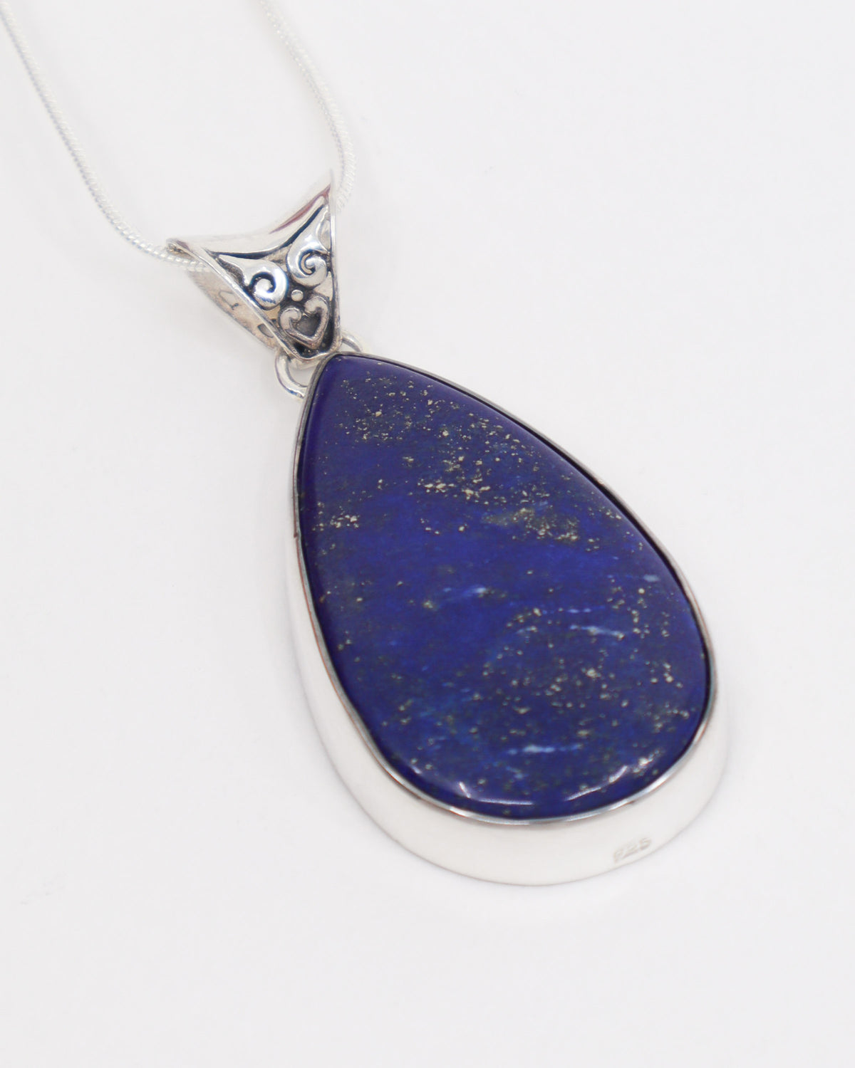 Lapis Lazuli Sterling Silver Pendant – The Celestial Oracle | Wisdom & Intuition