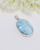 Larimar Silver Pendant | Ocean Calm & Divine Feminine Energy